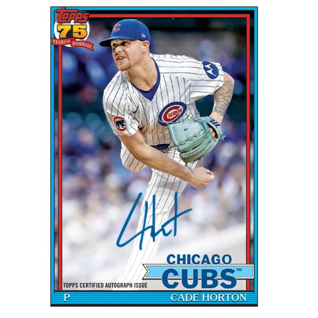 2026 Topps Baseball Series 1 Hobby Box 75th Anniversary Edition Each Box Contains One Autographed or Relic - - Card.