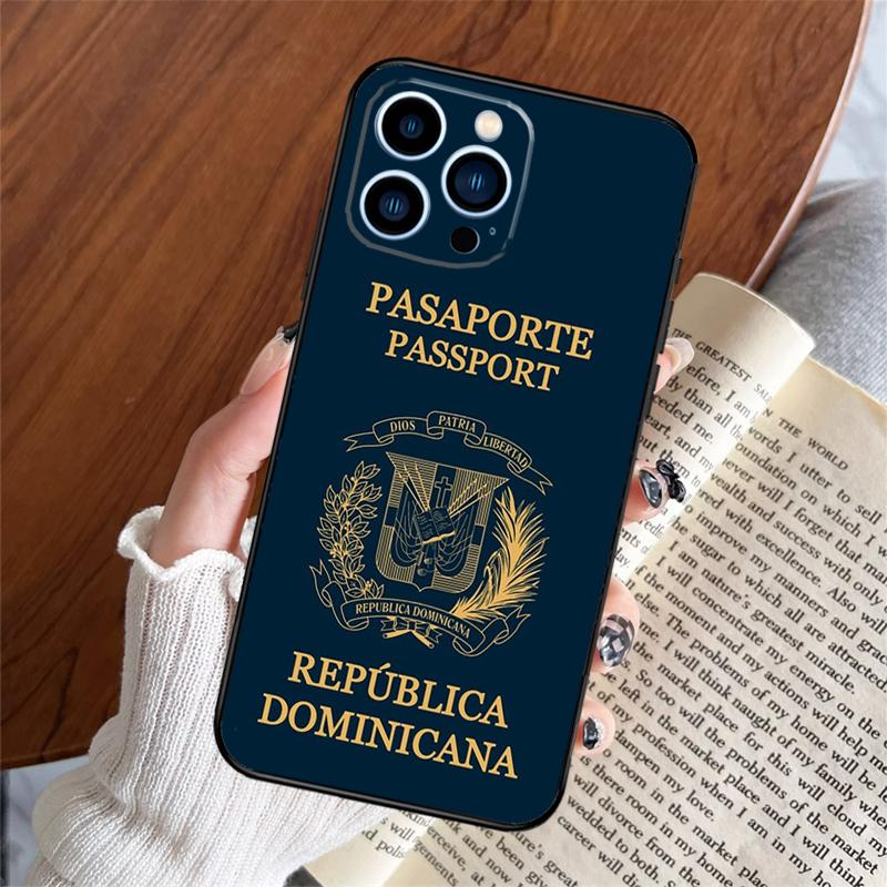 Dominican Republic Flag Phone Case For iPhone 16 Pro Max 11 14 15 17 Pro Max Plus 12 13 Mini 16e 17 Air Back Cover
