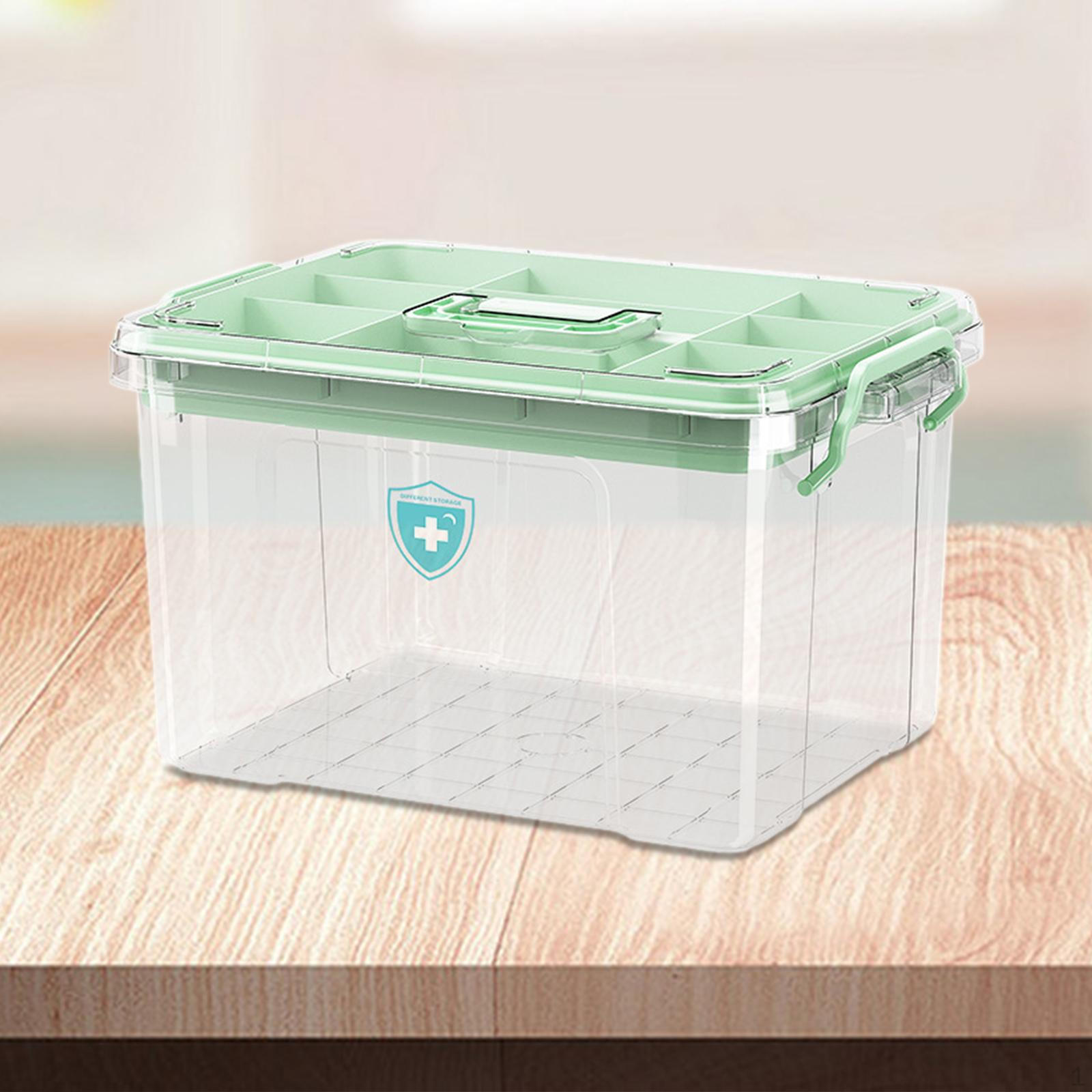 

Медицинский ящик Экстренные лекарства Аптечки первой помощи Контейнер для общежитий зелёный