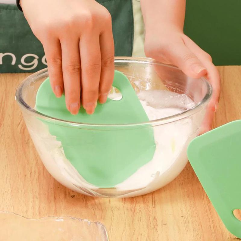 Dough Scraper For Baking Dough Pizza Cutter Pastry Slicer Blade Kitchen Gadgets Silicone Dough Slicer Kitchen Tools