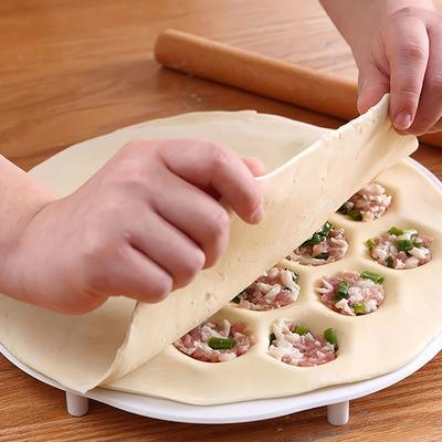 1 Stück - Einfache chinesische Knödelform, Küchenteigpresse, Ravioli-Herstellungsform, Gebäckwerkzeug-Gadgets