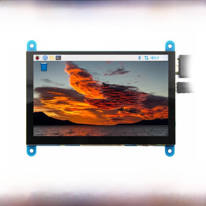 Οθόνη LCD 5'' HDMI Αφής για Raspberry Pi 3B+/4B