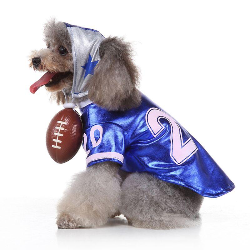 

Meiqiwan Рождественские товары для питомцев Самая продаваемая одежда для собак Забавная одежда для питомцев Собака в рождественском стиле Наряд для собаки Одежда для питомцев SDZ102 staining blue M