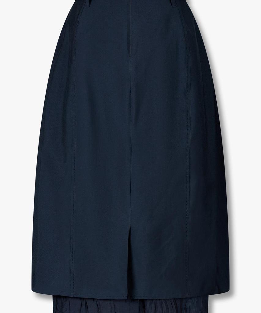 STUDIO TOMBOY Layering Pleated Point Skirt_Dark Navy 9106232201