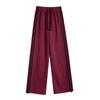 2025 New Spring Casual Girls' Sweatpants - Junior & High School, Loose Straight-Leg Wide Pants