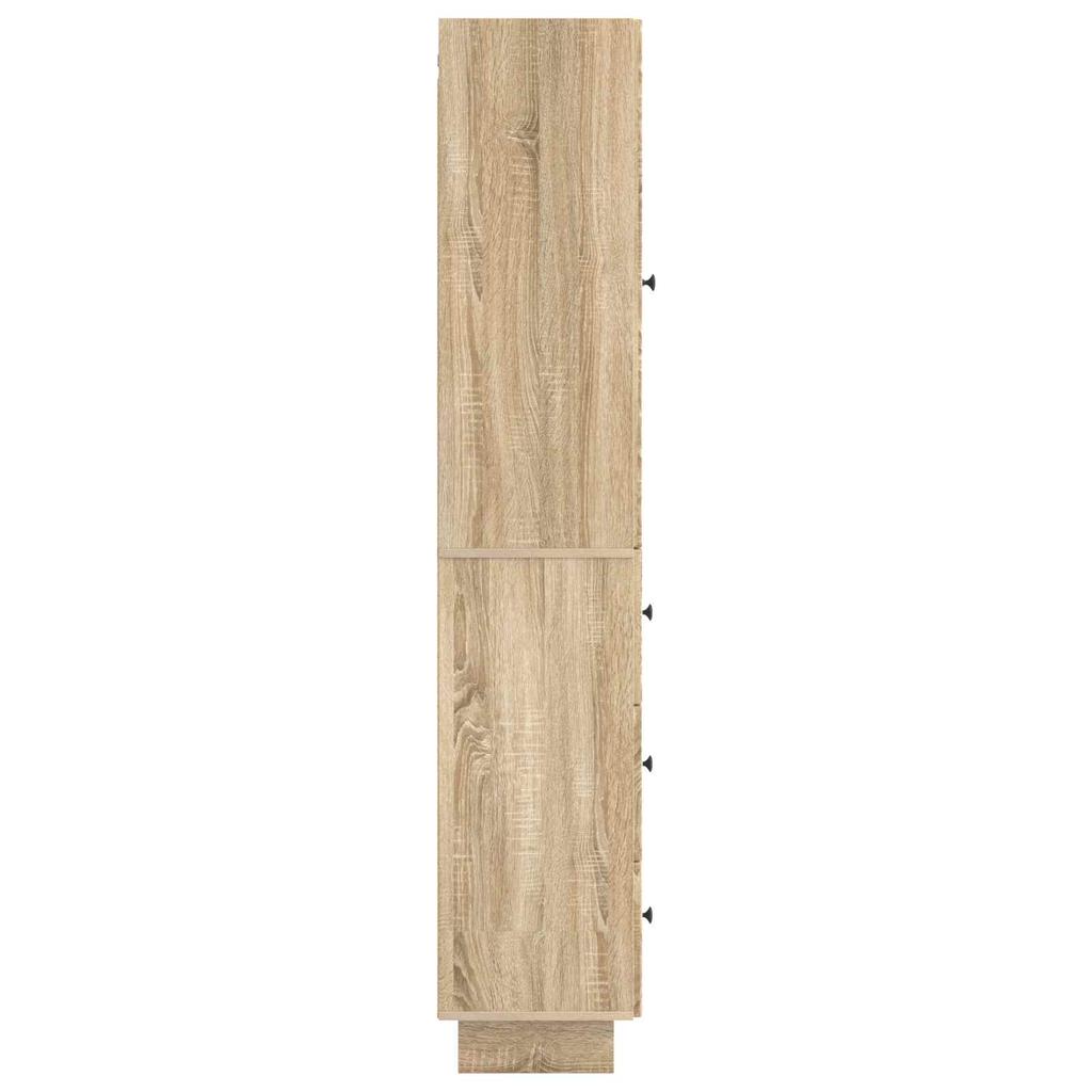 Cabinet Set 2 pcs 33 x 34.5 x 90 cm Engineered Wood