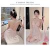Women's Ice Silk Lace Camisole Nightgown Set: Sexy Spring/Autumn Pajamas & Homewear
