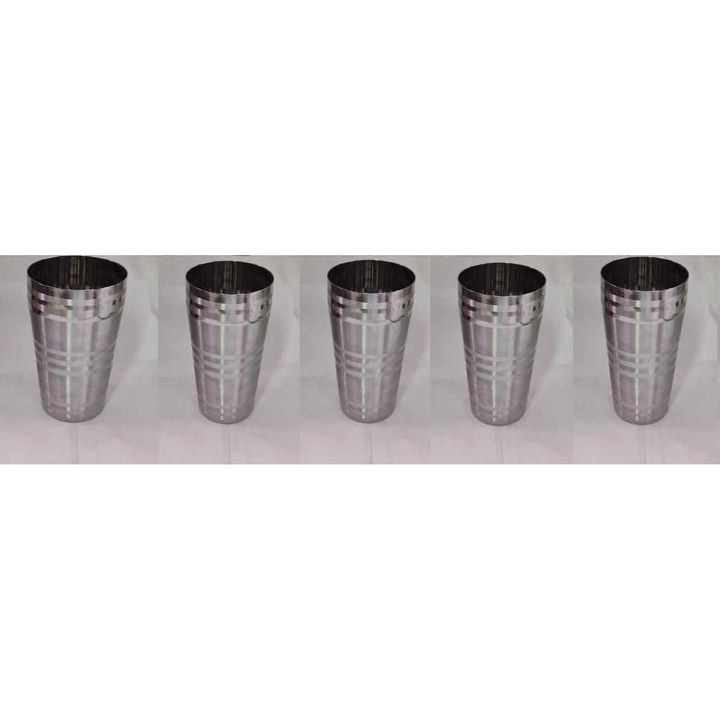 @ Stainless Steel Lassi Glass Big Size For Drinking Set Of 4 750 ml 716 Gm Zr-1757-60%Off