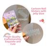 Cartoon Long Nail Sticker Cute Press on Nail Hot Nail Tips  for Girls Students