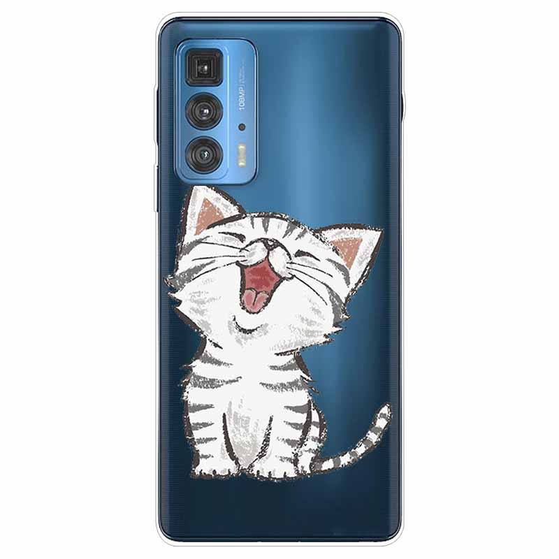 Für Motorola Moto Edge 20 Pro Lite 5G Hülle Silikon Weich Transparent Hülle für Moto Edge20 Fusion Pro Handyhülle Transparent TPU Hülle