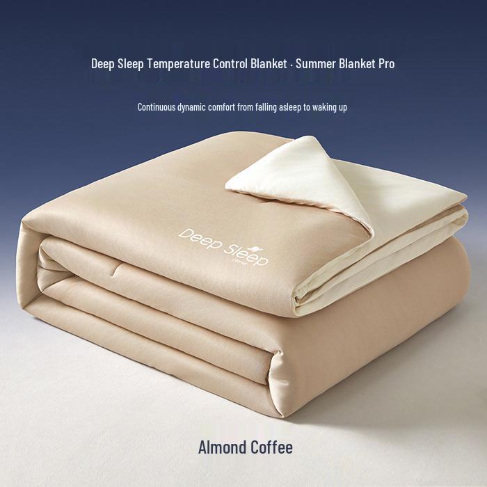 Temperature Control Cooling Quilt: All-Season Machine Washable Knitted Cotton for Deep Sleep