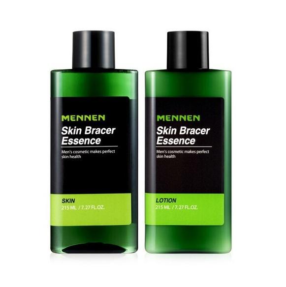 Mennen Skin Bracer Men’s Skincare Set Refreshing Toner + Lotion Moisturizing Care 215ml x 2