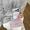 Korean Style Gold Foil Goldfish Phone Case for iPhone 14/15/16/17 Pro Max