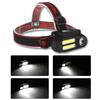 Portable USB Rechargeable Waterproof COB Headlight for Outdoor Use