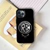 R-ROYALS E-ENFIELDs Logo Phone Case For iPhone 17,16,15,14,13,12,11 Plus,Pro Max,XS,Colored Silver Plated Inside Cover