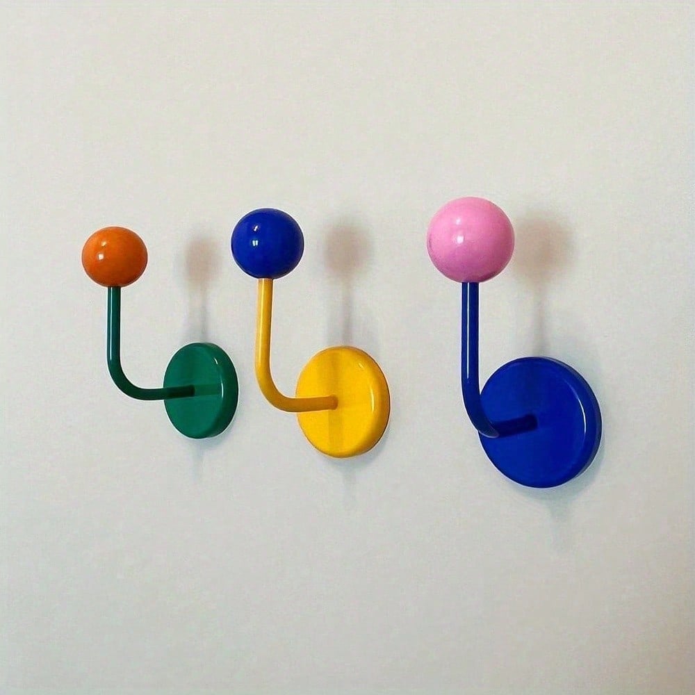 1 Pezzo Gancio Magnetico Creativo Colorato Senza Foratura Gancio Magnetico Cucina Bagno Porta Frigorifero Forte Decorazione Senza Tracce