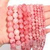 4 6 8 10 12mm Red Persian Jades Beads Natural Stone Beads Round Loose Spacer Beads For DIY Jewelry Making Bracelet Necklace