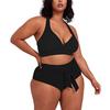 Women  Swimsuit High Waist Leopard Printing Split Swimsuit