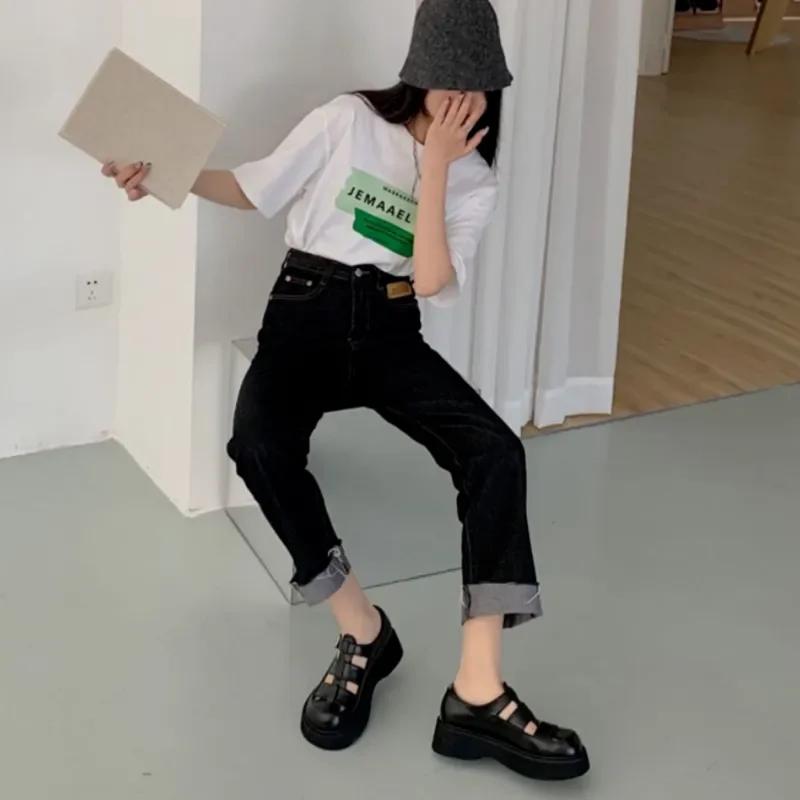 Brand Ladies Thick-soled Roman Sandals  New Summer Autumn Retro Platform Women Shoes Hollow Fairy Wind Heightening Sandals2024