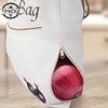 1pc Potato Onion Storage Bag Reusable Vegetable Pepper Household Storage Sack with Bidirectional Drawstring Kitchen Organizer