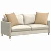 Sofa Cushions 2 Pieces Grey Green 60 x 60 cm Corduroy Fabric