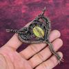 Stichtite Natural Gemstone Pendant Handmade Pendant Copper Wire Wrapped Antique Jewelry