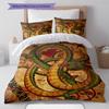 Cartoon Pattern Bedding Quilt Set Quilt Cover Pillowcase Home Decoration Birthday Gift (1 * Duvet Cover + 2 * Pillowcase, Without Core)
