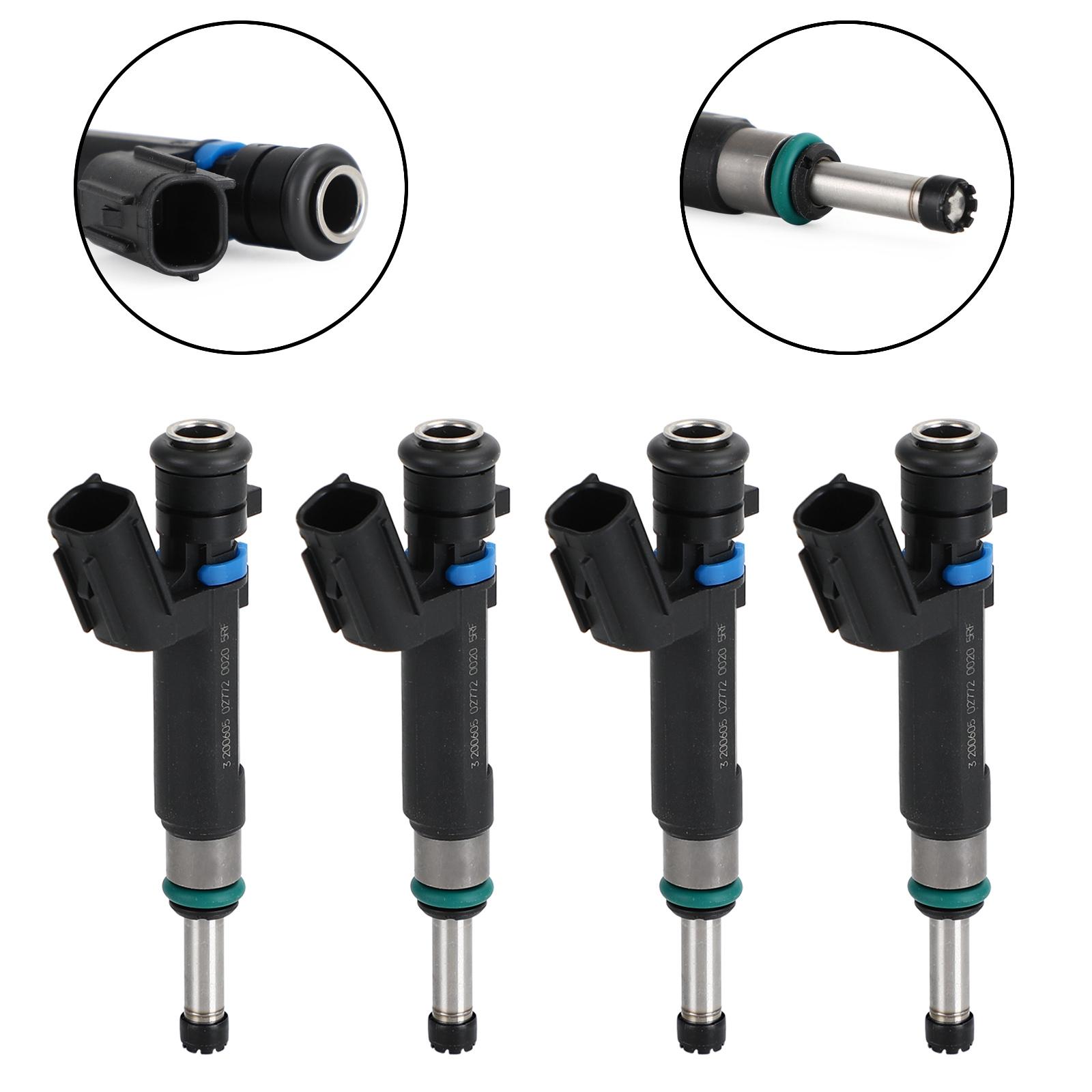 

4PCS Fuel Injectors 16600-1KT0A Fit for Nissan Versa 1.6L L4 2012-2015 HR16DE