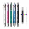 5-color 0.7mm Ballpoint Pen And 0.5mm Automatic Pencil 6-in-1 Set Creative Writing Office And School Tool