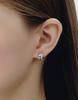Hyeres Lor Champagne Full Moon Silver (W) Duo Shine Earrings S Hl2E63238W9Xxx
