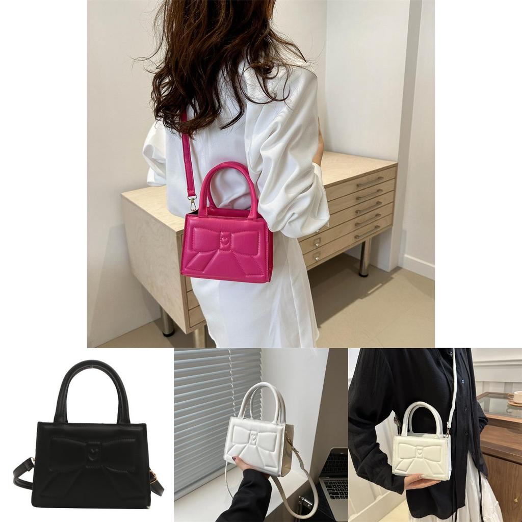 Stylish Pu Leather Small Square Bag Trendy Crossbody Bag For Women 2024 Summer Fashion