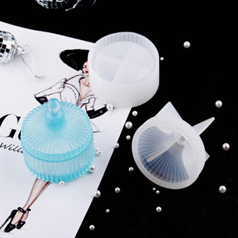 Box Making Silicone Mould Design Diy Resin Crafts Cement Tray Clay Jewelry Mold