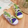 Squeaky Dog Chew Toys for Aggressive Chewers Bite Resistant Canvas Shoes Knot Puppy Chewing Toy Teeth Cleaning Training