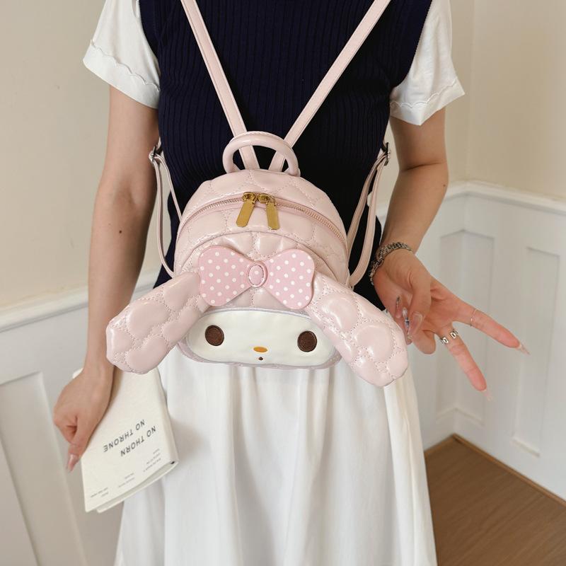 Korean Ins Style Cute Cartoon Rabbit Bow Student Backpack