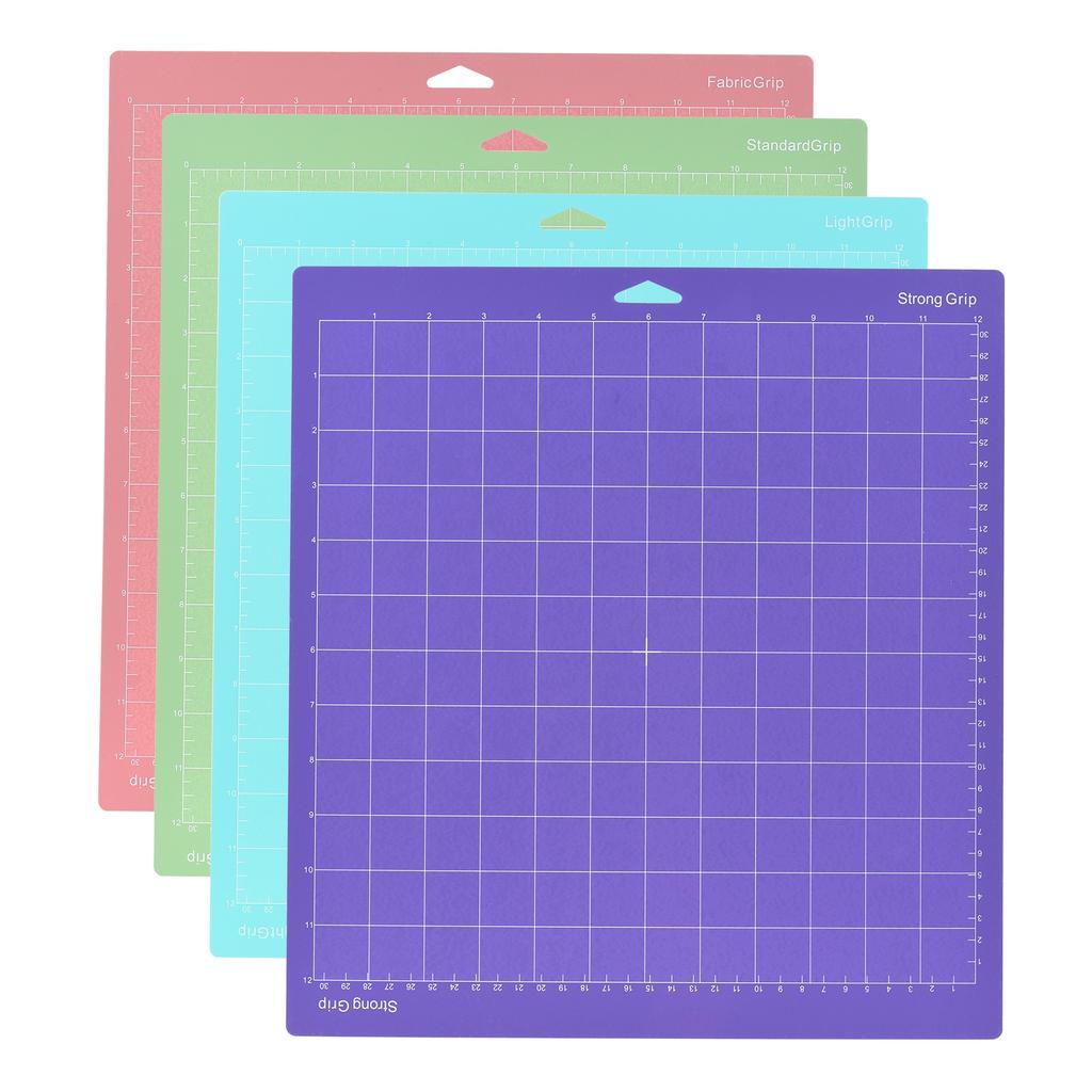 4 PEZZI Tappetino da Taglio di Ricambio 4.5*6.5 Pollici Adesivo Antiscivolo con Griglia Compatibile con Silhouette Cameo