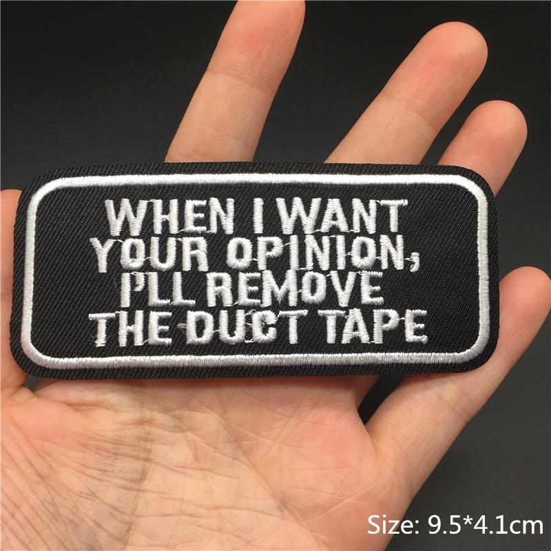 Letters Embroidered Patches For Clothing Iron On Patches Text Diy Appliques For Clothes Jacket Stripes Slogan Stickers