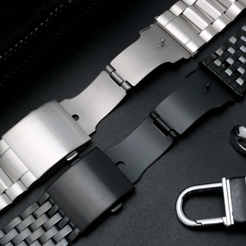 High Quality Stainless Steel Watchband for Diesel DZ7263 DZ7330 DZ4358 Watches Strap Black Silver 22mm 24mm 26mm 28mm 30mm 32mm
