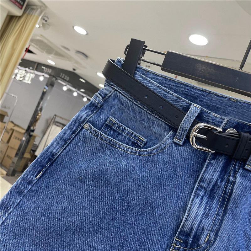 Chice Damen Koreanische High-Waist Lockere Jeans-Shorts - Lässiger Weiter Bein Sommer Stil