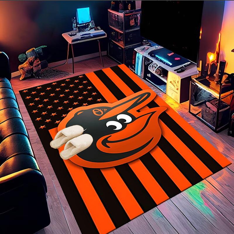 Baltimore Basketball Area Rug Suitable for Indoor And Outdoor,Carpets for Kitchens, Homes, Offices, Living Rooms,Home Decor,Christmas Gift