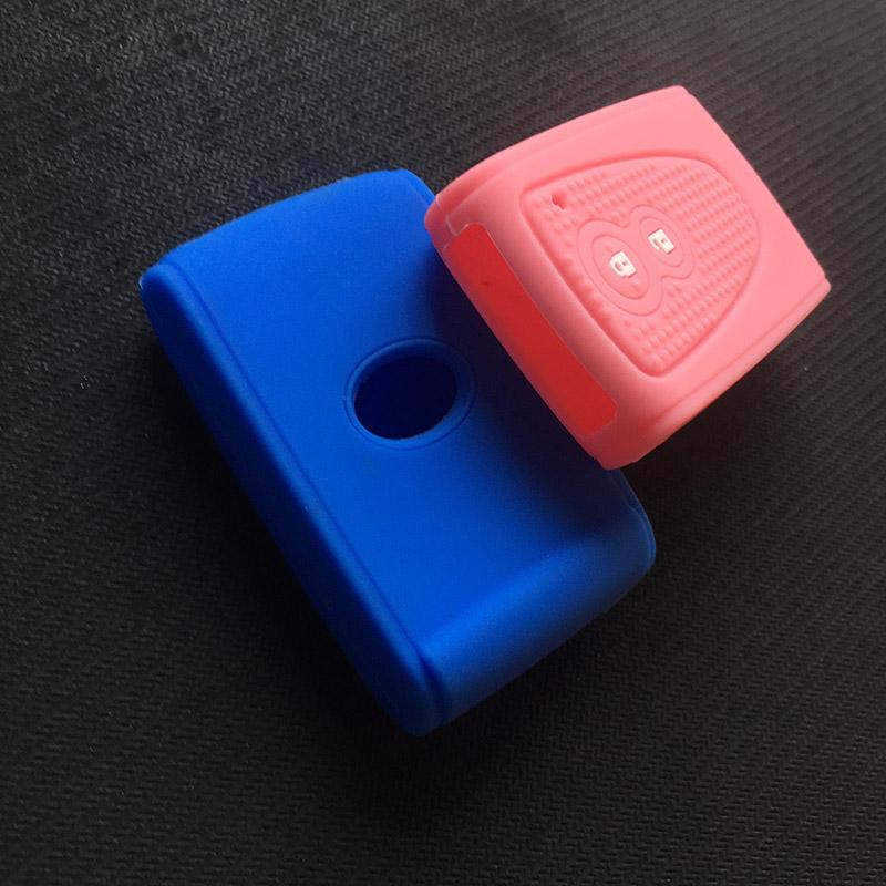 Silicone Rubber key fob case cover holder protect cap set skin hood for daihatsu Move Copen la400k 2button key