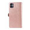 For Samsung Galaxy A07 4G/A06 4G/A06 5G Case YIKATU YK-008 Zipper Wallet Leather Phone Cover with Shoulder Strap