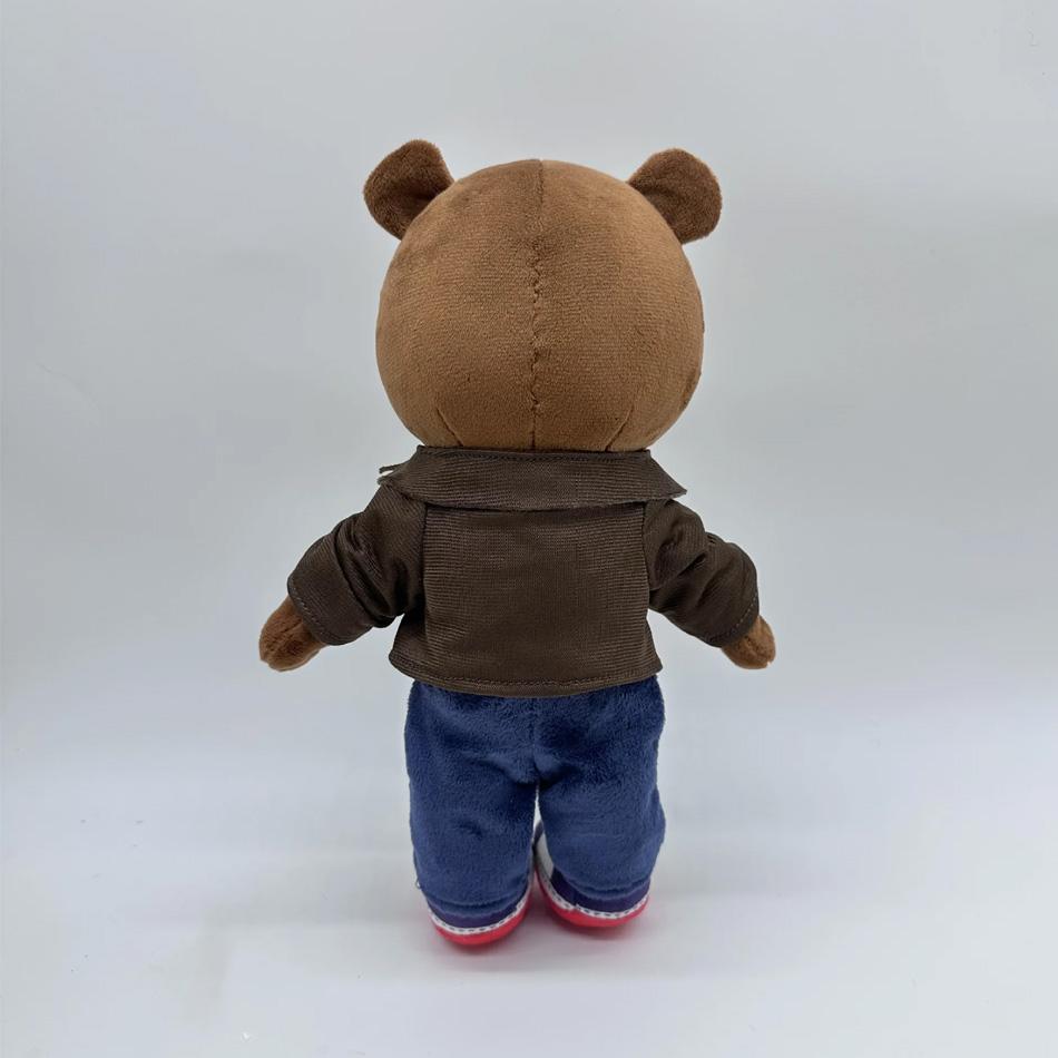 Kawaii Kanye Dropout Bear Teddy Bear Plush Toys Kanye West Graduation Soft Stuffed Home Room Decor Birthday Gift
