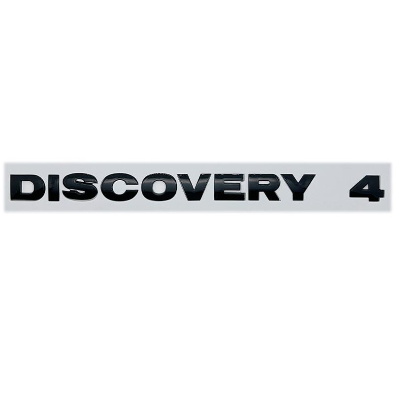 

Discovery 4 Logo Emblem Badge - Round Font Letter Sticker for Hood/Trunk - Chrome/Silver/Black/Gray Styling Accessories