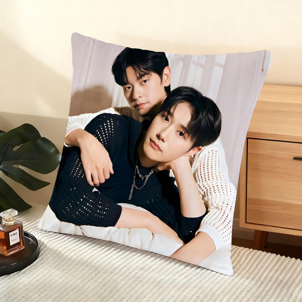 Cushion Cover Silky Short Plush Home Sofa Cushion Cover - Invisible Zipper Home Decoration A Breeze Of Love