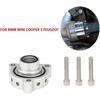 Turbo BOV Blow Off Valve Dump Adaptor Compatible with BMW Cooper S Turbo Engines Silver