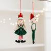 1 Pc Christmas Angel Elf Doll Christmas Tree Ornament Plush Elf for Boys and Girls, for Holiday Parties