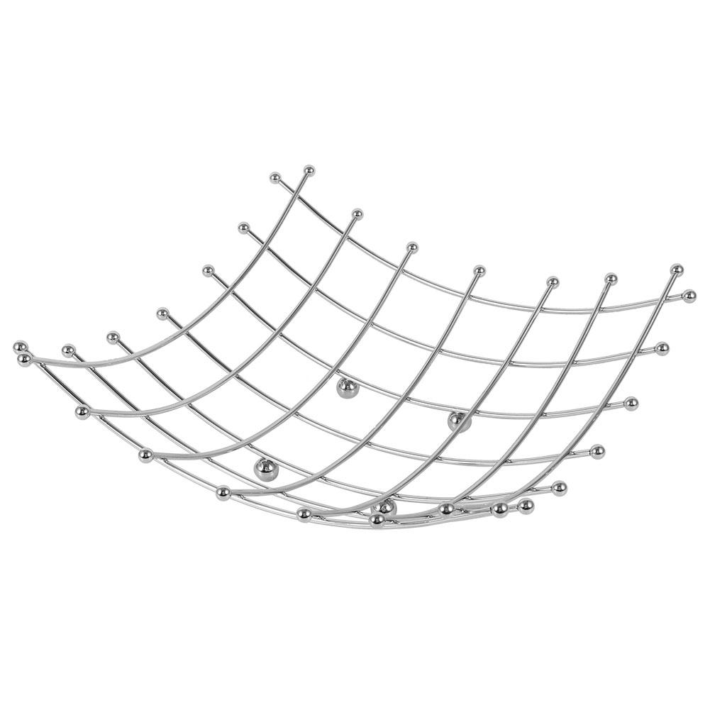 

Stainless Steel Living Room Desktop Fruit Dish Durable Draining Fruit Basket Kitchen Decoration Supplies