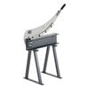 Guillotine Shear, 500 Mm Bed Width Benchtop Cutter, Manual Hand Plate Shear for Metal Sheet Processing, with Q235 Material, High Precision, Stand, for