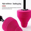 Household Leather Toilet Plunger: One-Shot Unclogging Tool with Suction Cup