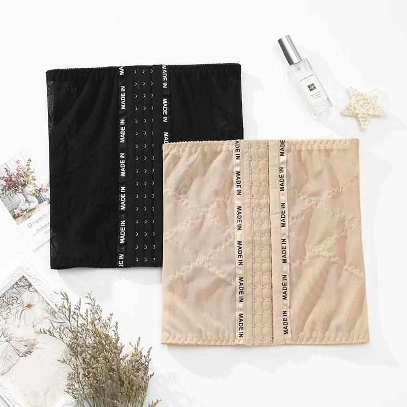 Damen Sommer Dünner Atmungsaktiver Mesh-Bauchgurt Mit Kreuz-Design Hochelastischer Taillenmieder für Training und Fitness